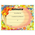 Stock Award Certificates - Torch Design